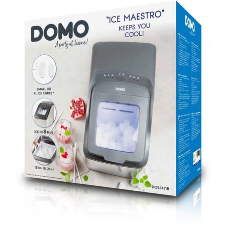 Fabbricatore di ghiaccio professionale - DOMO - DO9247IB - 2,8 litri - 145 W - Cubetti di ghiaccio in 8 min