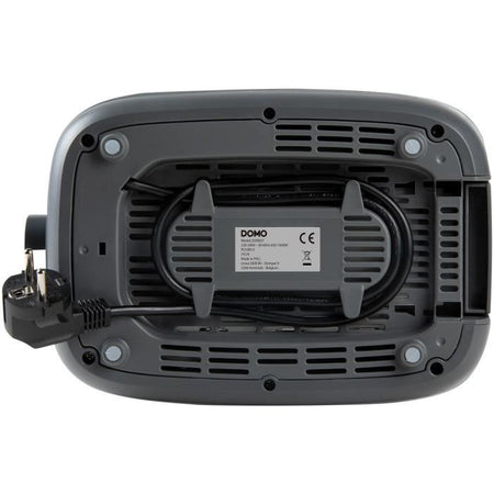 Tostapane elettrico - DOMO - DO965T - 1000 W - 2 scomparti - Nero
