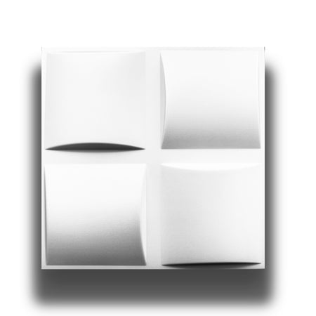 10 o 20mq (40 oppure 80 pezzi) di pannello decorativo 3D a soffitto in EPS isolante 50x50cm DOMINO