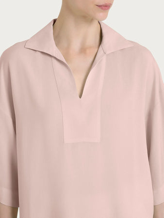 Ragno Blusa con colletto polo in EcoSeta DP33S8 2504S34