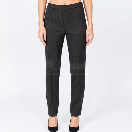 Divas Pantalone Invernale da Donna dritto in viscosa fantasia PN69 1710S43