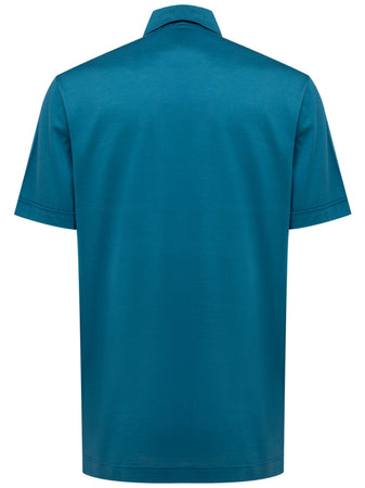 CANALI Camicia Canali azzurro manica corta da uomo