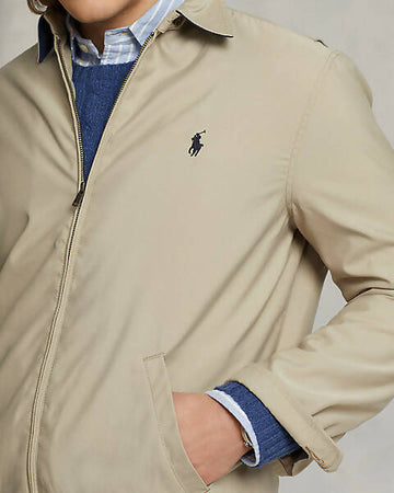 Polo Ralph Lauren Bi-swing Windbreaker Giacca Vento Uomo Pony Ricamato Bomber Giacca Senza Cappuccio Con Tasche E Logo