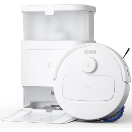Robot Aspirapolvere con Stazione di Svuotamento Automatico - ECOVACS N30 Pro OMNI - Potenza 10000Pa - Pulizia ad Acqua Calda