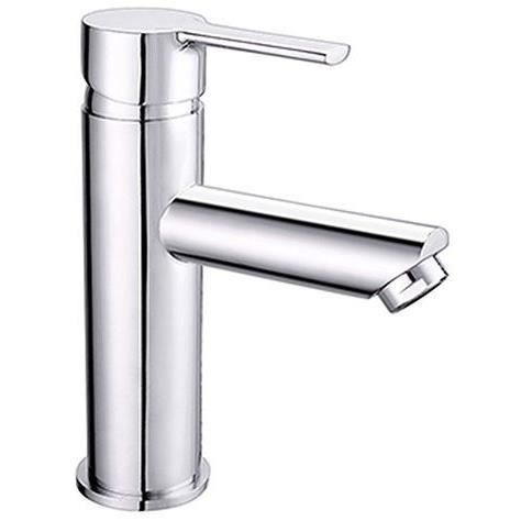 Miscelatore lavabo - EDOUARD ROUSSEAU - Dower - Cartuccia ceramica  35 mm - Eco-stop stop - Aeratore riduttore di portata - Cromo