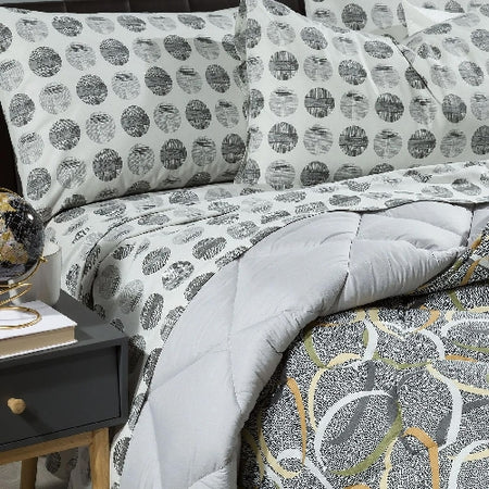 Trapunta singola invernale Caleffi art.Ballon colore grigio