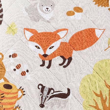 Copriletto trapuntato un posto e mezzo Caleffi art.Boschetto colore naturale