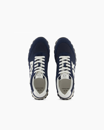 Armani Exchange uomo sneakers con logo a contrasto