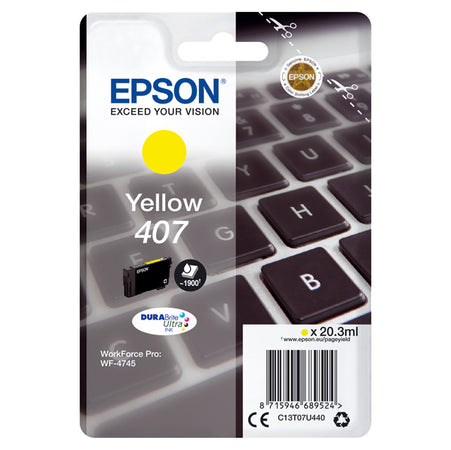 Cartuccia Epson Giallo 407L 38,1 Ml