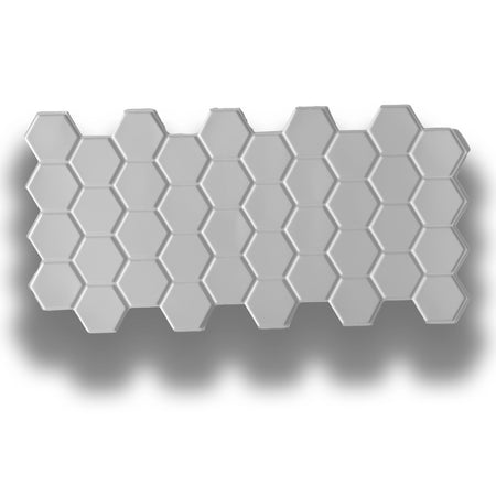 pacchi da 10 o 20 Pannelli 3D Rivestimento a parete in PVC effetto CERAMICHE ESAGONALI 96x48cm Realistici, isolanti - Eternal Parquet