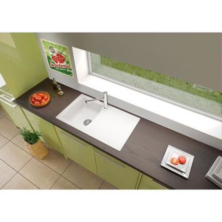 Sink Arena 1 cassetto solido bianco