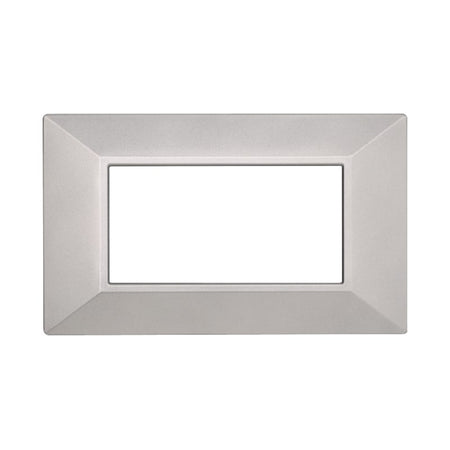 PLACCA PIRAMIDE 4P SILVER - ElettroWatt.eu