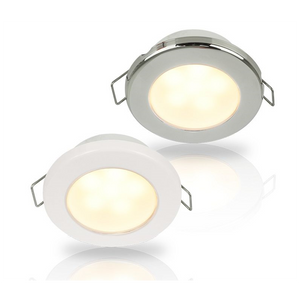 Euroled 75 Acciaio Luce Calda 24V