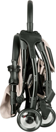 KIKKABOO Passeggino Cloe - colore BEIGE - telaio in alluminio, Pieghevole, omologato fino a 22 kg, Passeggino 0+ Mesi fino 22 Kg - Passeggino Leggero con Chiusura Compatta, Schienale Reclinabile e Regolabile, Poggiagambe