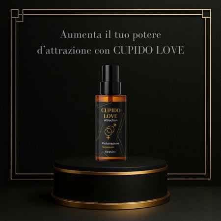 Cupido love - profumo attrattivo feromonico uomo da 100ml, fragranza fresca per attrazione e sicurezza personale, con feromoni naturali per aumentare l'attrattiva e la connessione tra le persone