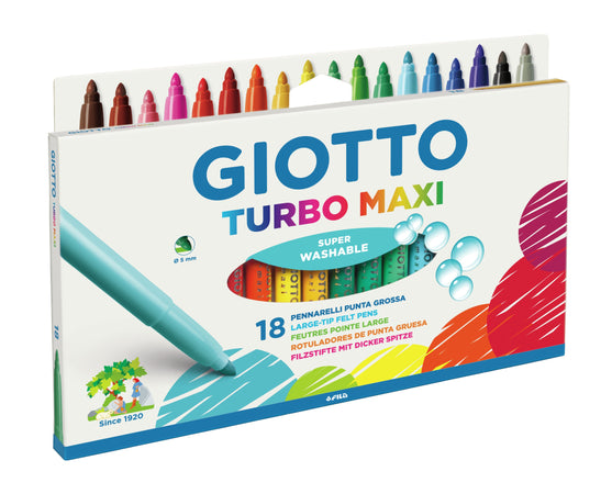 Giotto Astuccio 18 pennarelli turbo maxi