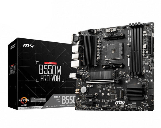 MSI B550M PRO-VDH AMD B550 Presa AM4 micro ATX