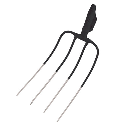 Forca per fieno in acciaio con denti affilati piatti manico antiusura