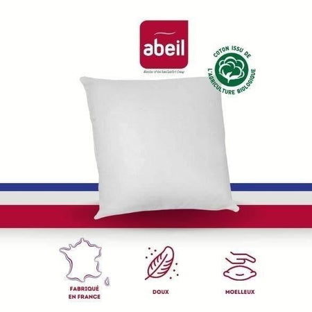 Set di 2 cuscini antiacaro - 60 x 60 cm - 100% cotone biologico - ABEIL