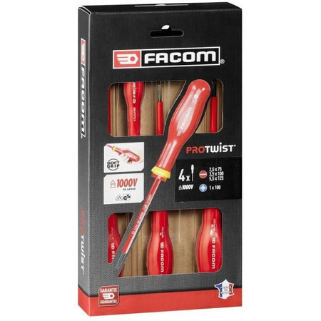 FACOM SET DI 4 CACCIAVITI ISOLATI 1000V