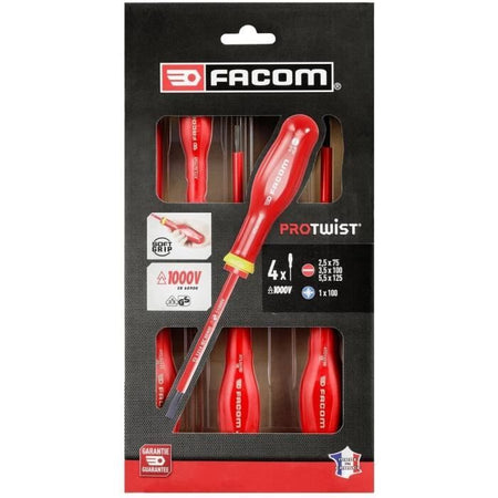 FACOM SET DI 4 CACCIAVITI ISOLATI 1000V