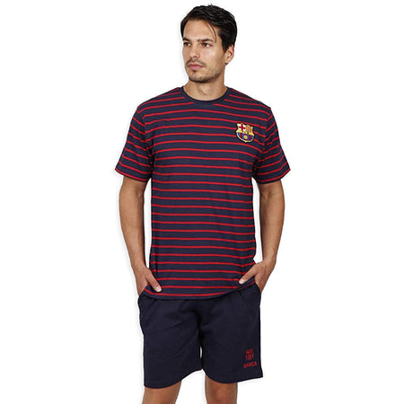 FC Barcelona Pigiama Estivo Corto da Uomo 54898 S27 - Passarelli Biancheria