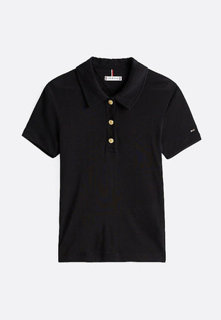 Tommy Hilfiger POLO SLIM GB SLEEK LYOCEL POLO SS da donna