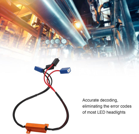Filtro Canbus con Resistenza 50W per Lampada H1-H3 LED Elimina Spie Warning Error