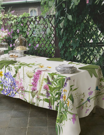 Tovaglia x8 FIORI DI CAMPO by Tessitura Randi