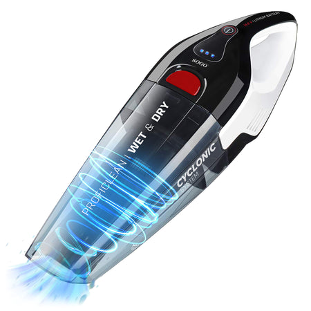 SOGO Aspirapolvere Aspirabriciole portatile ricaricabile a batteria a mano senza cavo + accessori 1000W
