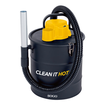 SOGO Aspirapolvere per cenere 1200W 20L 16 KPA filtro HEPA +2 accessori aspiracenere