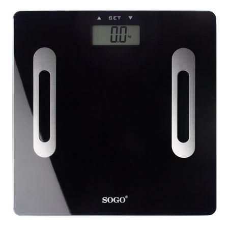 SOGO BAB-SS-3981 Bilancia da bagno elettronica con misuratore di peso - grassi - idratazione