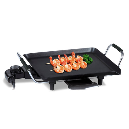 SOGO Mini griglia da tavolo bistecchiera 26*26 1500W