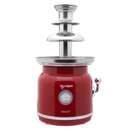 SOGO Fontana di cioccolato retro acciaio inox cascata 3 livelli