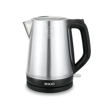 SOGO Bollitore in acciaio inossidabile 1,7L / 2200W / autospegnimento