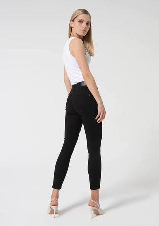Fracomina Pantalone Jeans slim con effetto push up in denim colorato