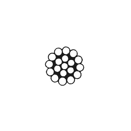 Fune Inox 19 Fili Ø Mm.6 Mt.100