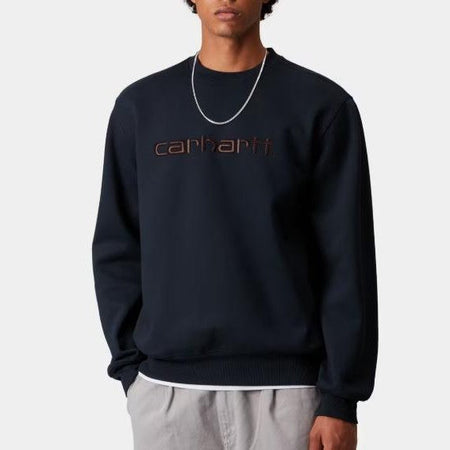 Felpa Carhartt Carhartt Sweat Deep Night Palisander
