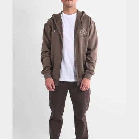 Felpa Oxbow Sandwaves Zip Pebble