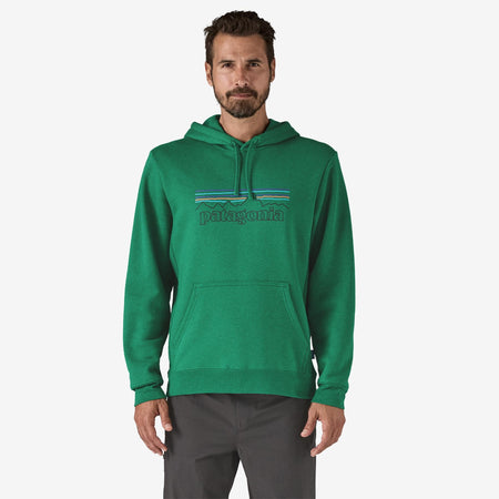 Felpa Patagonia Logo Uprisal hoodie heartleaf green