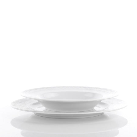 Servizio tavola 18pz ATOS WEISS in porcellana By Weissestal