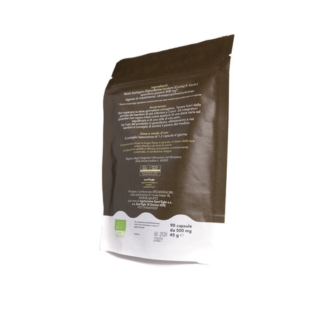 Reishi - Ganoderma Lucidum - Ling Zhi biologico, 90 capsule