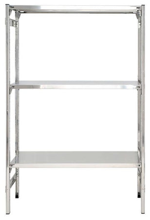 Scaffalatura in acciaio inox a norma HACCP per alimenti cm. 110x50x150h