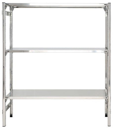 Scaffale in acciaio inox per stoccaggio cibi alimenti strumenti da lavoro settore alimentare cm. 160x60x150h