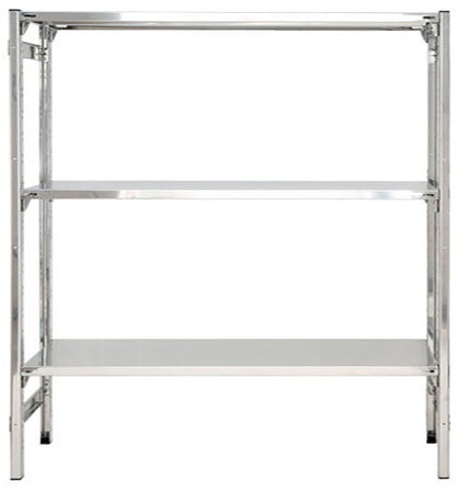 Scaffalatura in acciaio inox certificata per alimenti cm. 180x40x150h