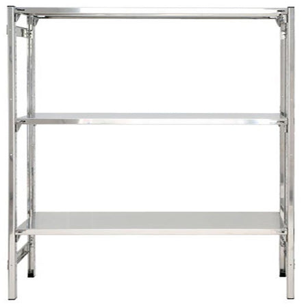 SCAFFALATURA inox a gancio per stoccaggio cibi e alimenti freschi cm. 200x50x150h