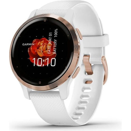 GARMIN Venu 2S - Smartwatch GPS - Oro rosa - Cinturino bianco