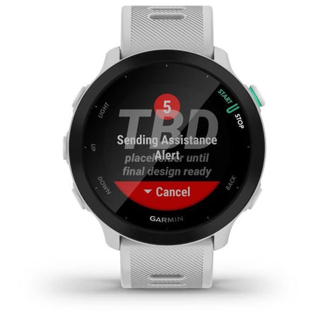 GARMIN Forerunner 55 - Smartwatch GPS - Bianco