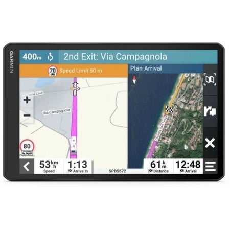 GPS - GARMIN - Camper 1095 - schermo 10 - Doppio orientamento