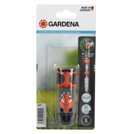 Attacco regolatore GARDENA 13 mm 1/2 15 mm 5/8 - 2942-20